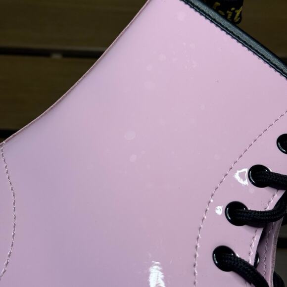 Dr. Martens 1460 8-Eye Patent Boot Pale Pink Size 10 Women’s - Picture 3 of 12